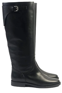 Via Roma 15 Buckle Detailed Round Toe Boots