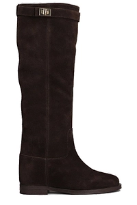 Via Roma 15 Buckle Detailed Round Toe Boots