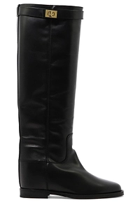Via Roma 15 Low Heel Riding Boots