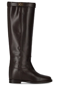 Via Roma 15 Buckle Detailed Round Toe Boots