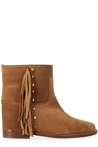 Via Roma 15 Fringed Slip-On Boots