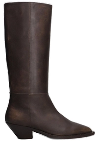 Via Roma 15 Pointed-Toe Cuban Heeled Cowboy Boots