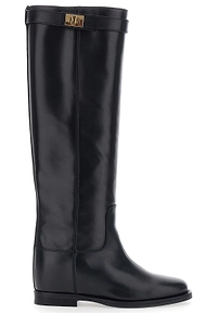 Via Roma 15 Strap Detail Knee-High Boots