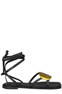 Vic Matie Baron Ankle-Tie Flat Sandals