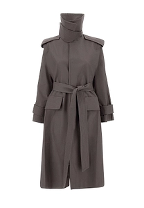 Victoria Beckham Philippa Belted Trench Coat