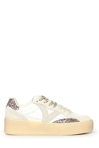 Victoria Glitter Panel Low-Top Sneakers