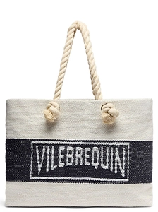Vilebrequin Rope Handle Canvas Tote Bag