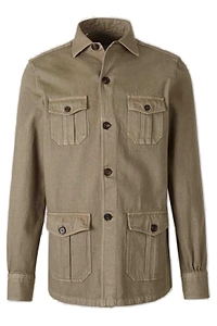 Vincenzo Di Ruggiero Pocket Detailed Filed Jacket