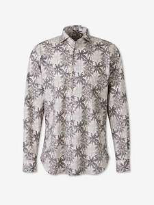 Vincenzo Di Ruggiero Palm Printed Buttoned Shirt