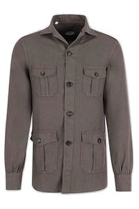 Vincenzo Di Ruggiero Long Sleeved Pocket Detailed Shirt Jacket