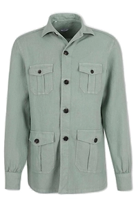 Vincenzo Di Ruggiero Long Sleeved Pocket Detailed Shirt Jacket