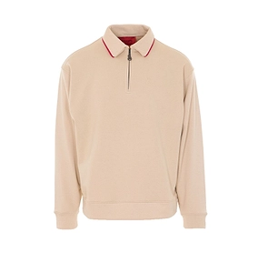 Vision Of Super Contrast Collar Half Zip Sweater