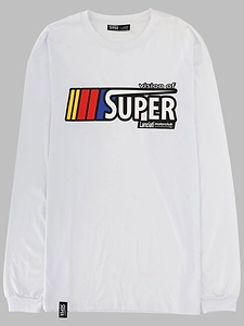 Vision Of Super Nascar Logo Long-Sleeve T-Shirt