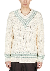 Visvim Cable-Knit V-Neck Jumper