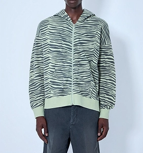 Visvim Jumbo Zebra Zipped Hoodie