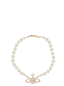 Vivienne Westwood Orb Charm Embellished Necklace
