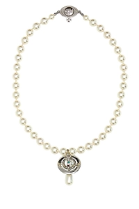 Vivienne Westwood One Row Embellished Drop Choker