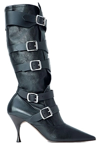 Vivienne Westwood Treasure Buckled Stiletto Boots