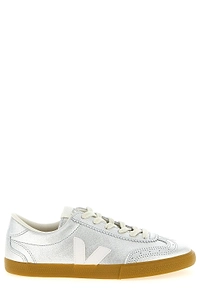 Veja Volley Logo Patch Lace-Up Sneakers
