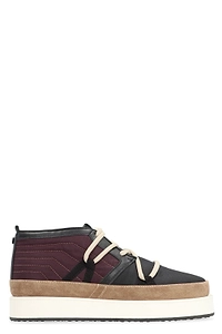 Volta Quilted Platform High-Top Sneakers