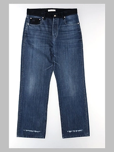 Wales Bonner Contrast Waist Straight Jeans
