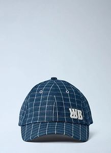 Wales Bonner Checked Logo Baseball Cap