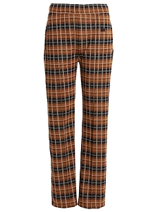 Wales Bonner Logo Embroidered Checked Pants