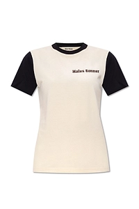 Wales Bonner Morning Logo Embroidered Crewneck T-Shirt