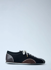 Wales Bonner Paris Contrast-Stitch Low-Top Sneakers