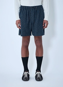 Wales Bonner Sunday Checked Tailored Shorts