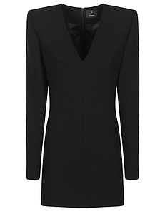Wardrobe.Nyc Rhw V-Neck Mini Dress