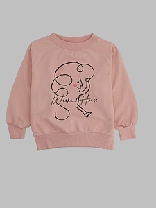 Weekend House Kids Graphic Logo Sweatshirt