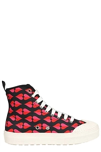 Weekend Max Mara Heart-Print High-Tops
