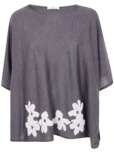 Why Ci Embroidered Poncho Cape