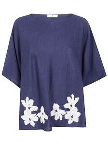 Why Ci Embroidered Poncho Cape