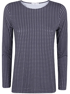 Why Ci Geometric Long-Sleeve T-Shirt