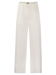 Woolrich Wide Leg Pleated Pants
