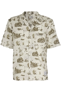 Woolrich Graphic Printed Buttoned Shirt