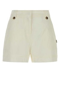 Woolrich High-Waist Poplin Shorts