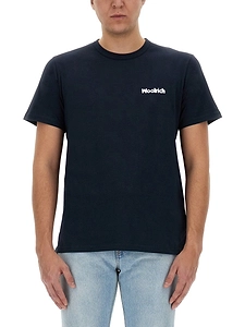 Woolrich Logo Detailed Crewneck T-Shirt