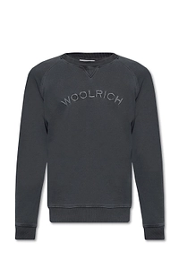 Woolrich Logo-Embroidered Long-Sleeved Sweatshirt