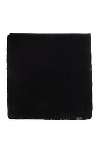 Woolrich Logo Patch Knitted Scarf