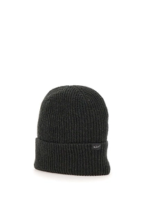 Woolrich Logo Patch Knitted Beanie