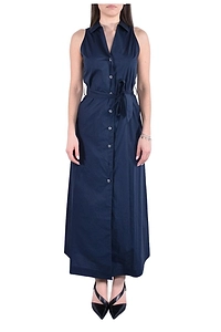 Woolrich Sleeveless Poplin Shirt Dress