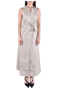 Woolrich Sleeveless Poplin Shirt Dress