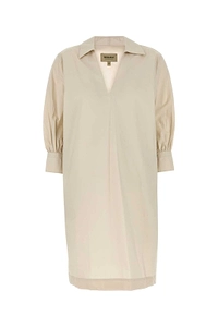 Woolrich V-Neck Poplin Dress