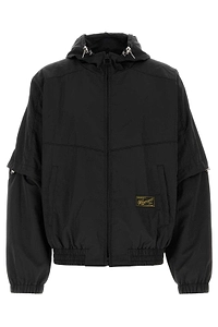 Wooyoungmi Zip-Up Hooded Windbreaker Jacket