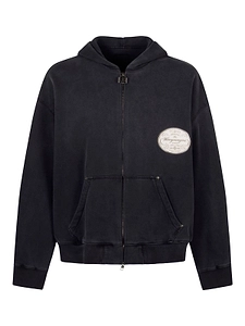 Wooyoungmi Logo Zip Hoodie