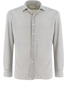 Xacus Geometric Print Shirt