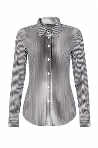 Xacus Striped Button-Up Shirt
